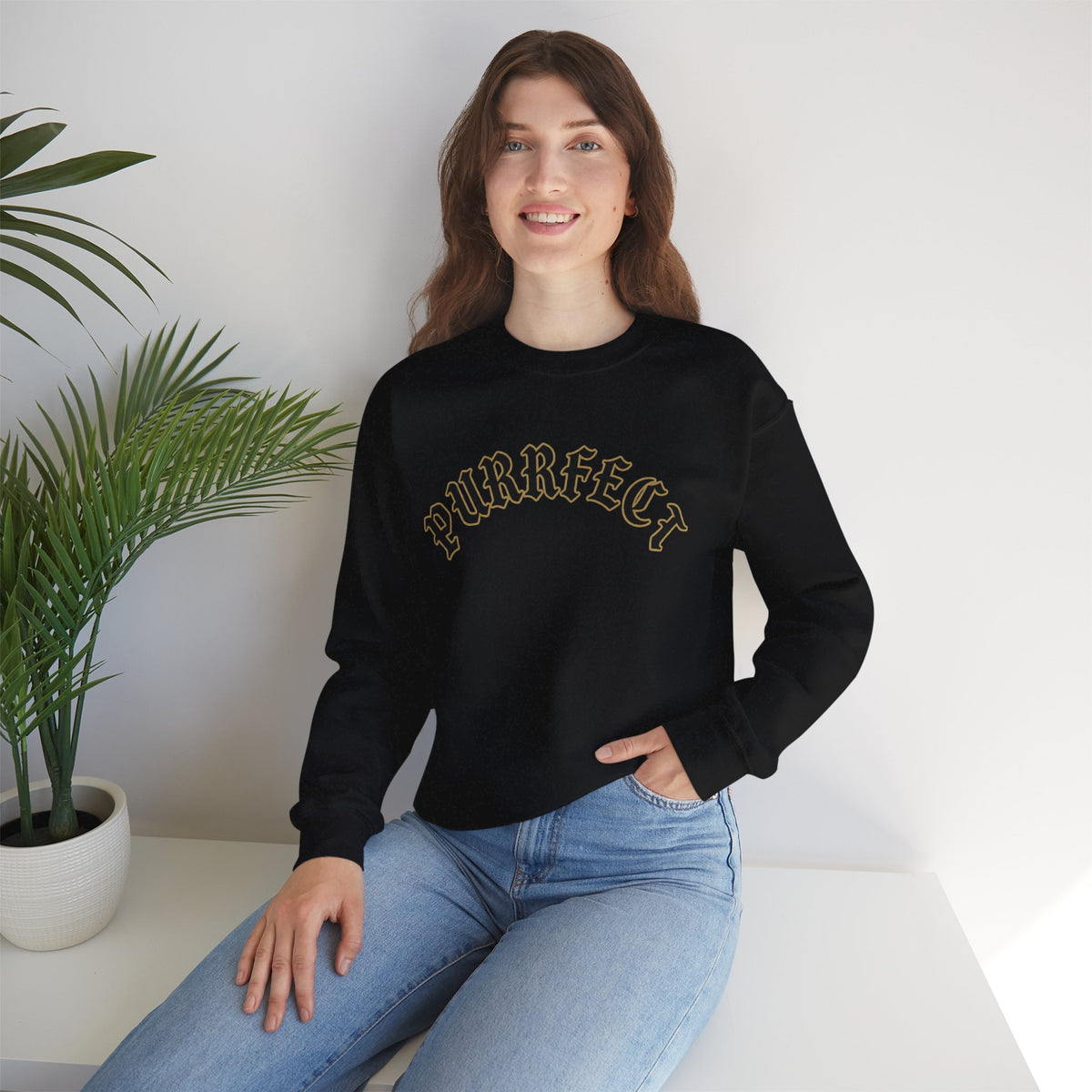 PURRFECT Obsessed Crewneck