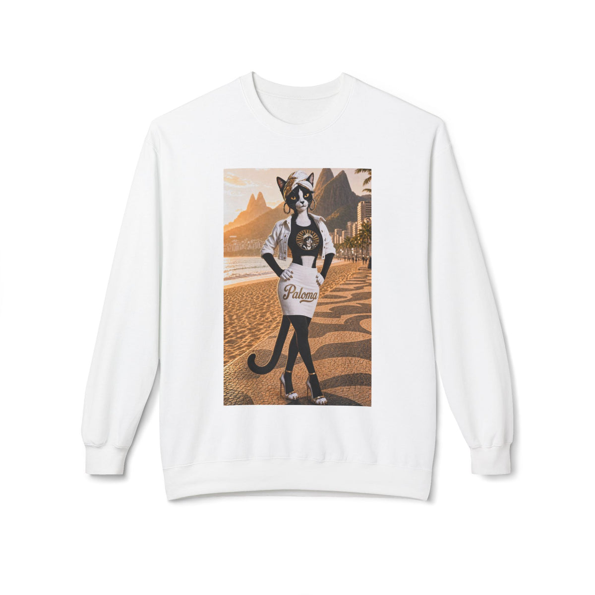 Paloma on the Beach Crewneck