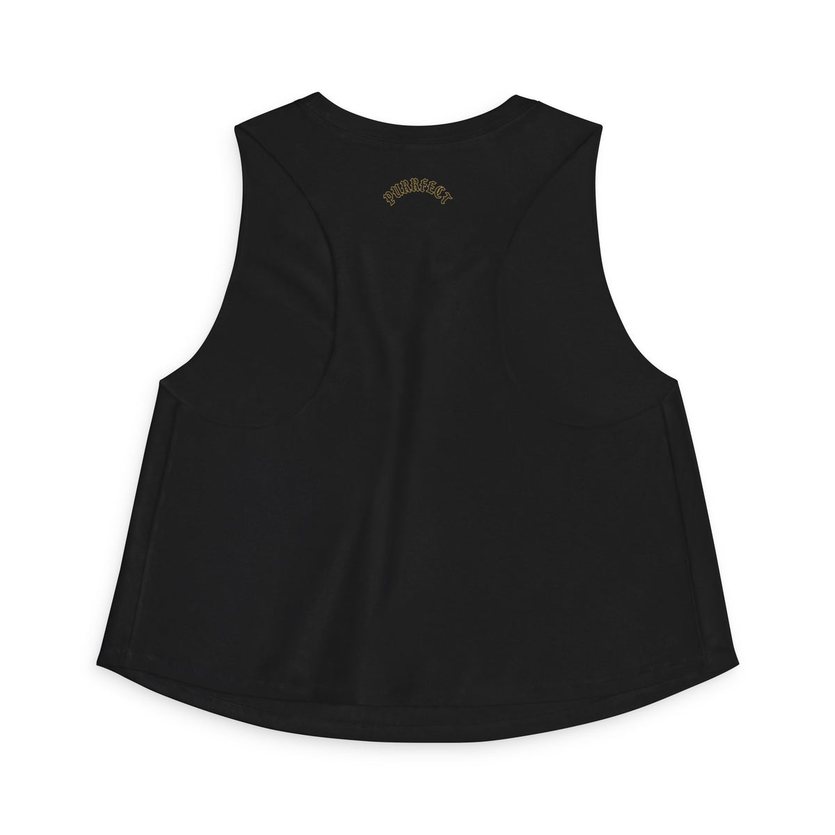 Retro Cat Portrait Women's Crop Top — Vintage Glam Kitty Graphic