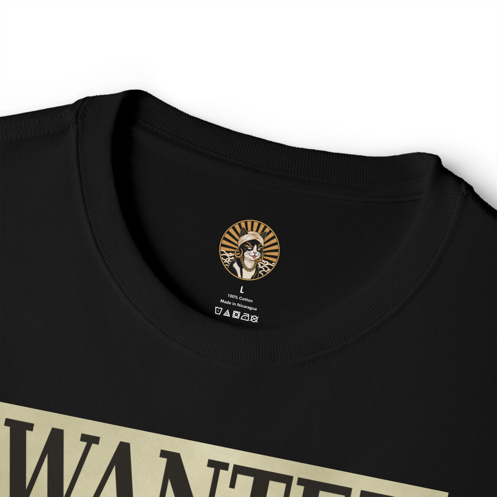 Wanted Treats Cat Tee — Vintage 'WANTED TREATS' Graphic T-Shirt