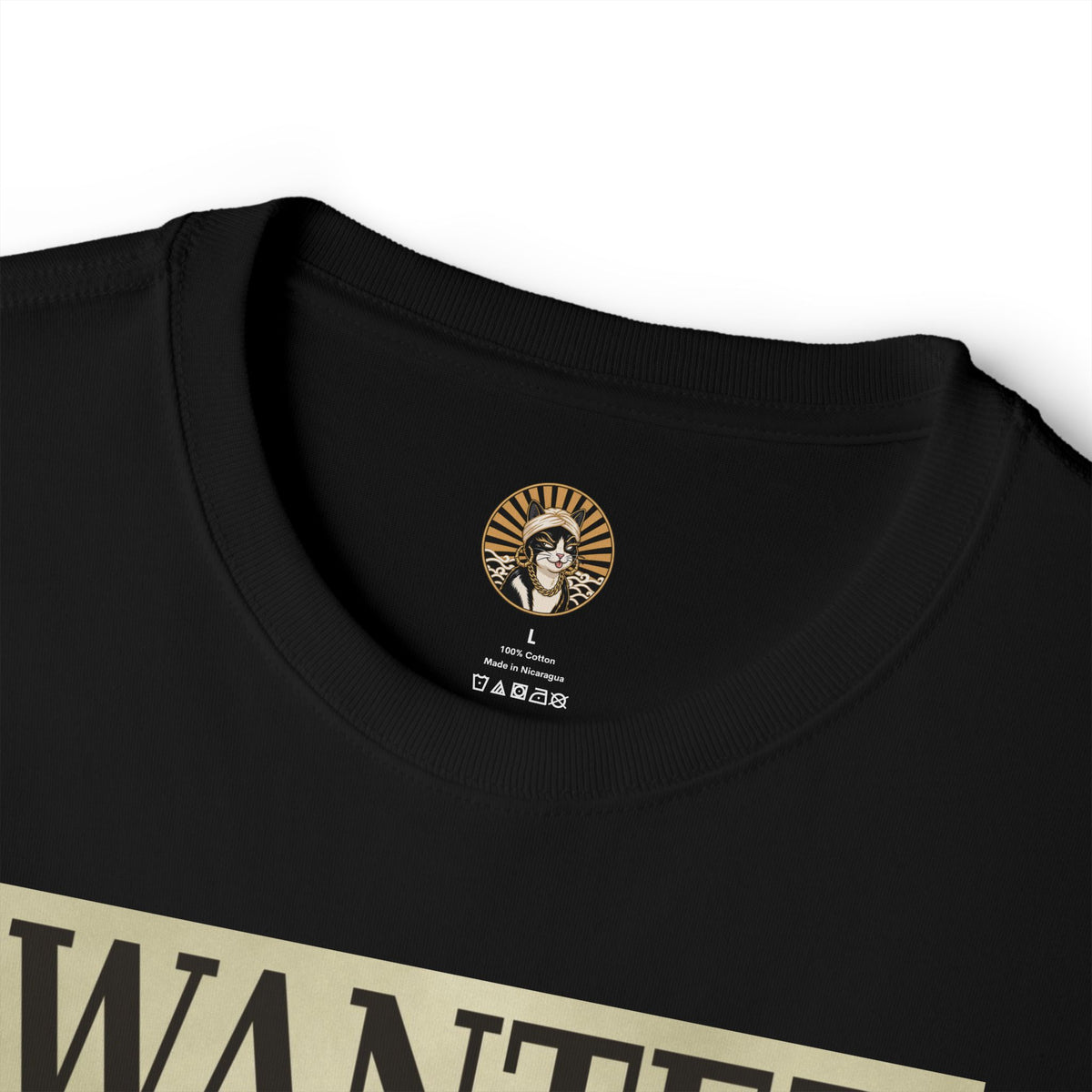 Wanted Treats Cat Tee — Vintage 'WANTED TREATS' Graphic T-Shirt