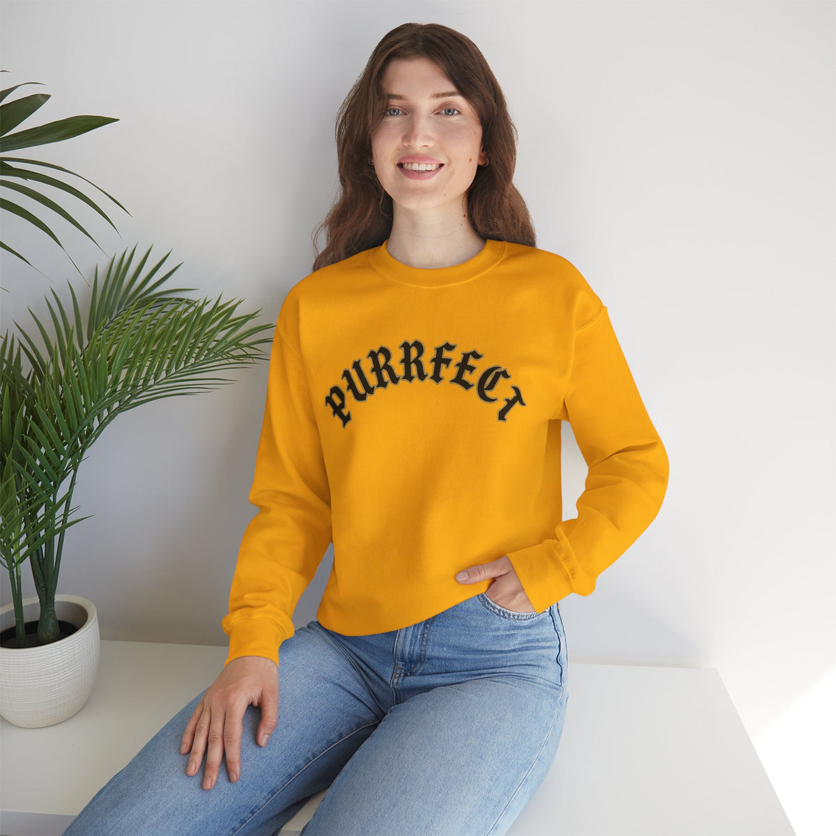PURRFECT Obsessed Crewneck