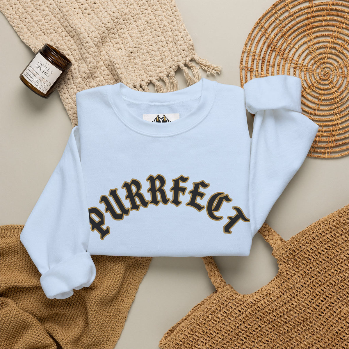PURRFECT Obsessed Crewneck
