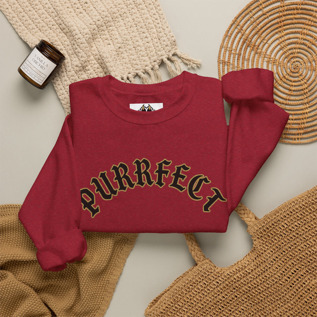 PURRFECT Obsessed Crewneck