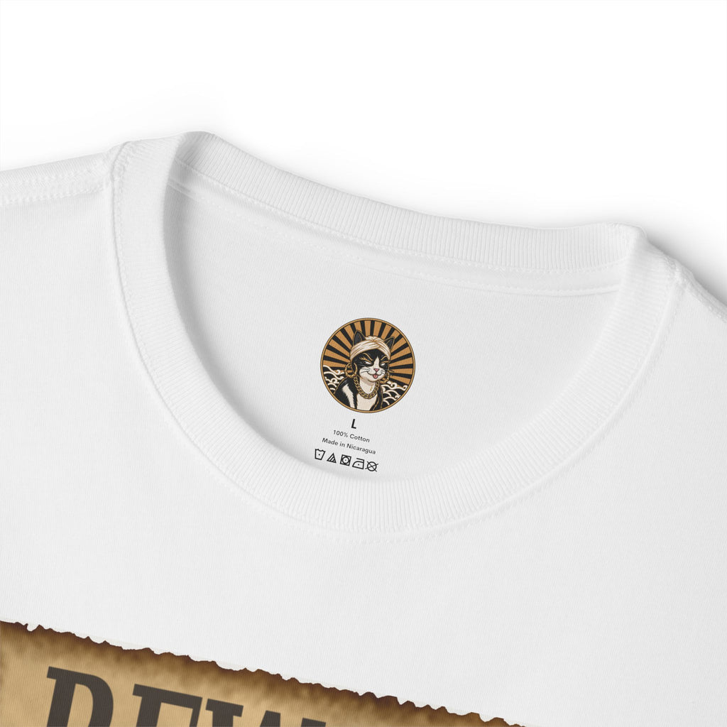 Reward for Treats Cat Tee — Vintage Wanted Poster Graphic T-Shirt