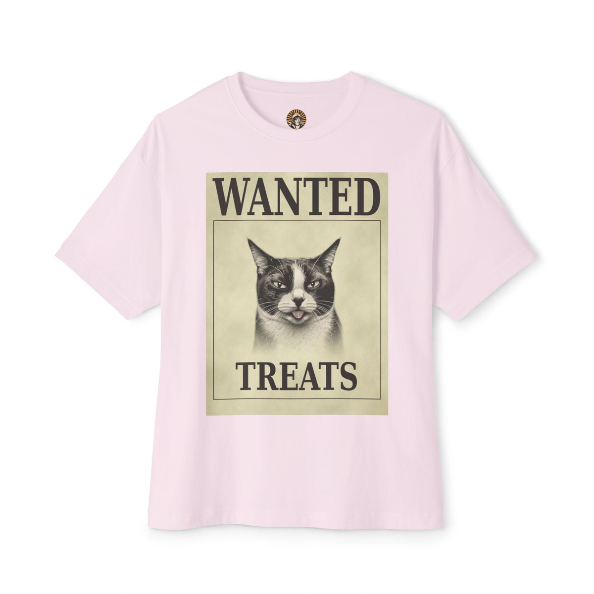 Wanted Treats Cat Tee — Vintage 'WANTED TREATS' Graphic T-Shirt