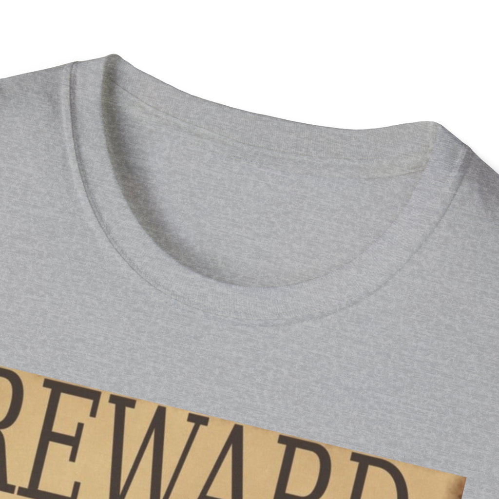 Reward for Treats Cat T-Shirt — Vintage Wanted Poster Cat Tee