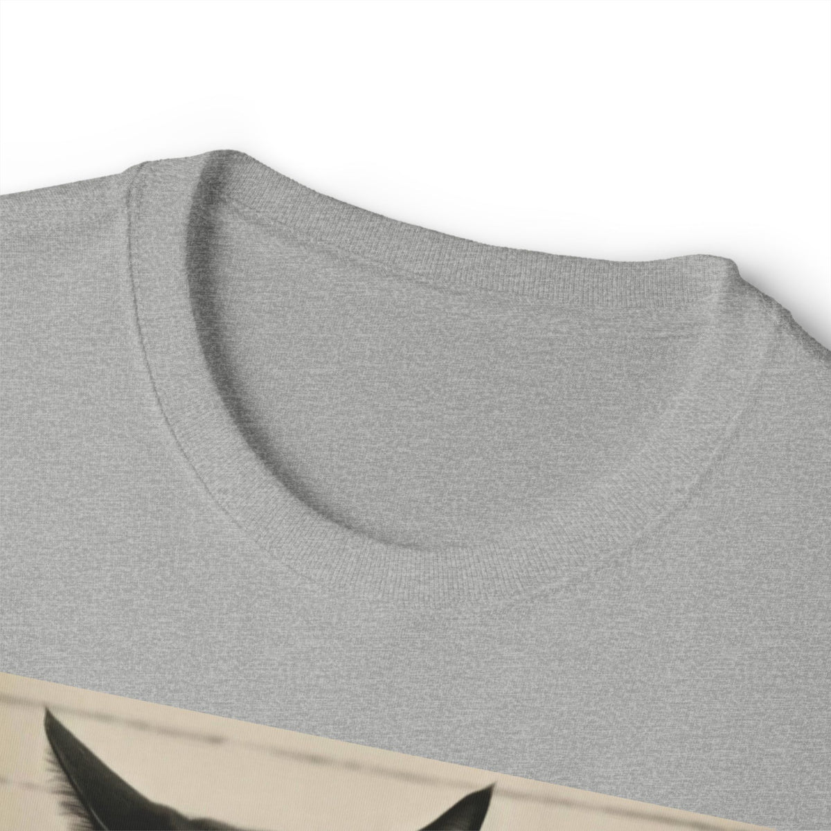 Mugshot Cat Tee — Vintage Police Department Cat Graphic Shirt