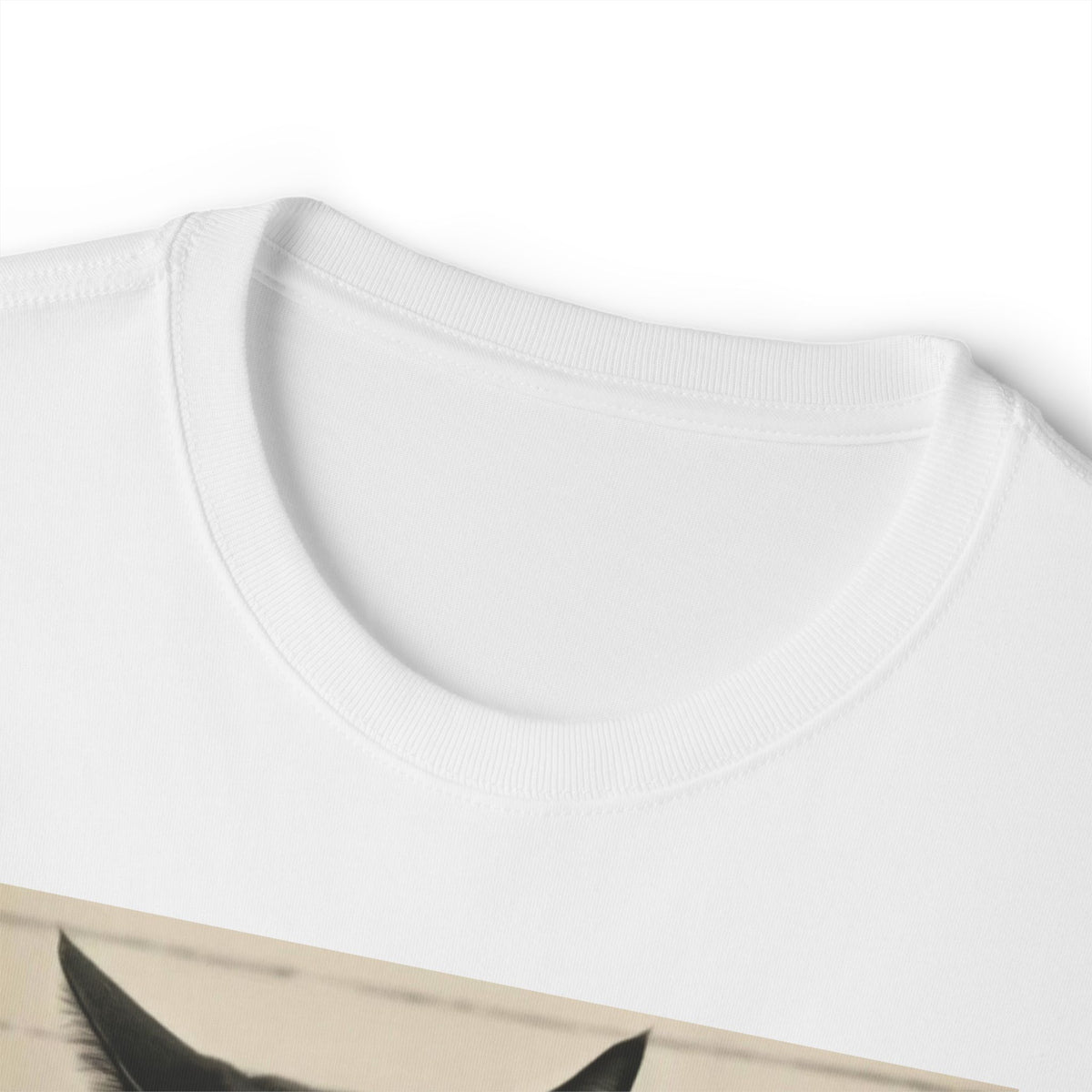 Mugshot Cat Tee — Vintage Police Department Cat Graphic Shirt
