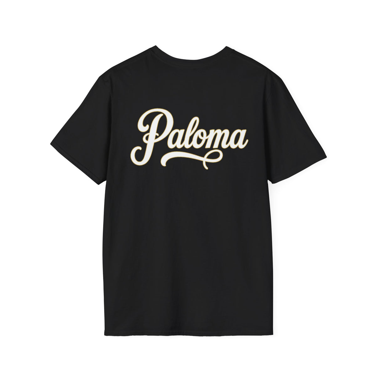 Paloma on the Beach Tee · Script Back