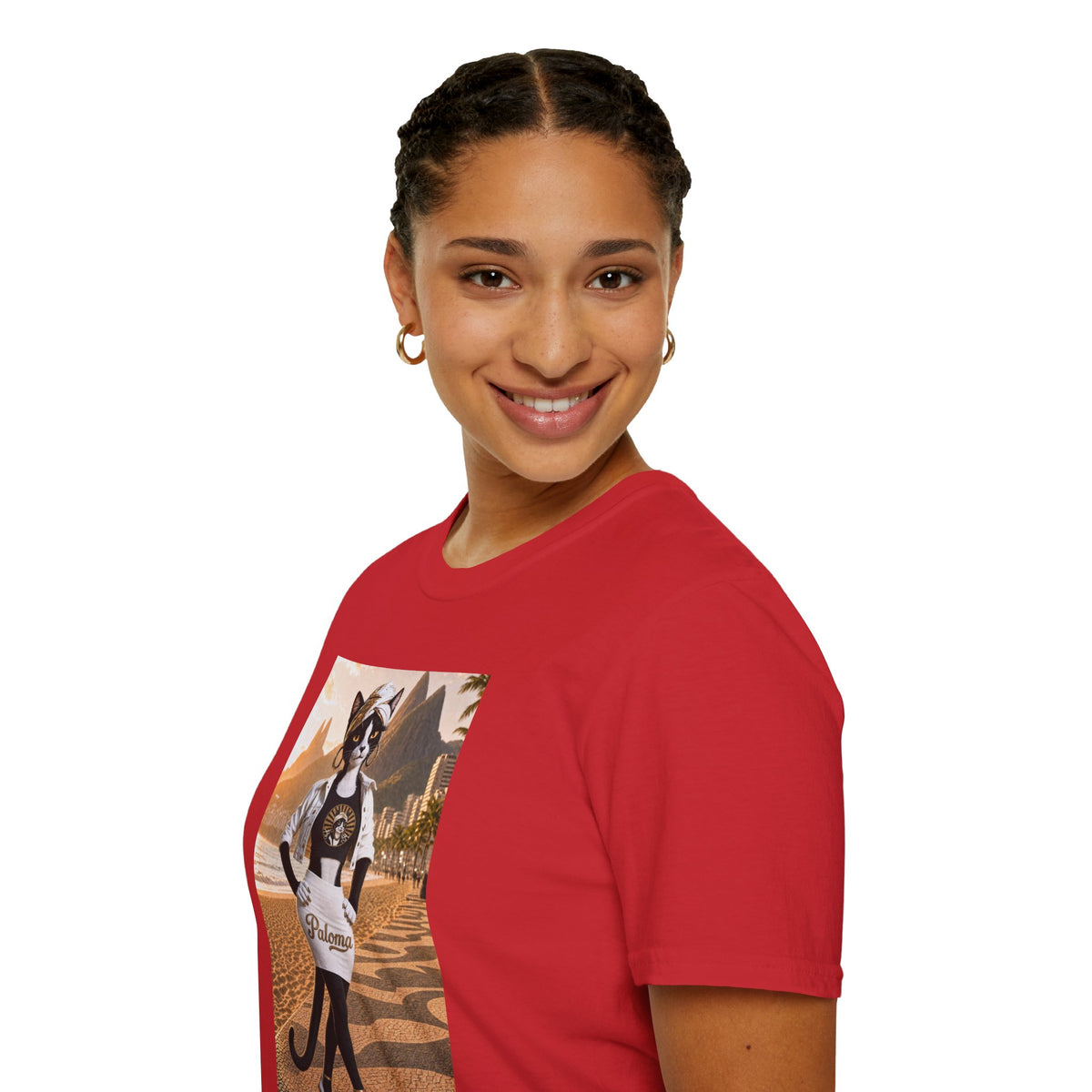 Paloma on the Beach Tee · Script Back