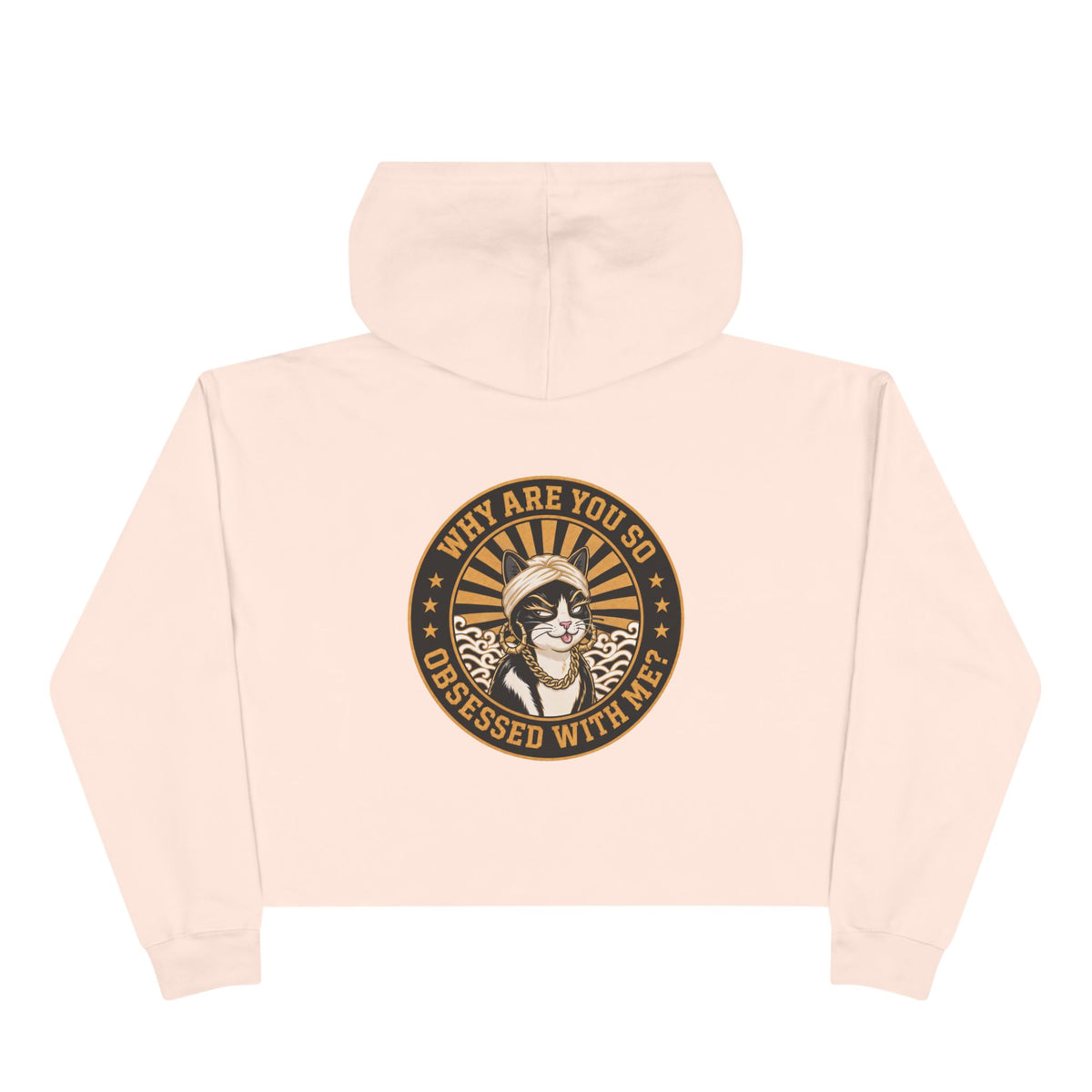 Why Are You So Obsessed With Me? Crop Hoodie