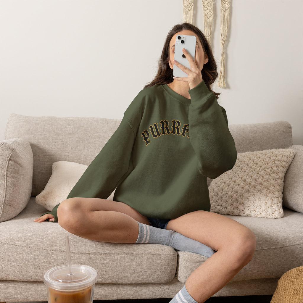 PURRFECT Obsessed Crewneck