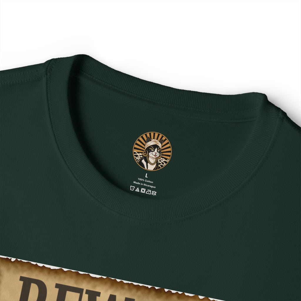 Reward for Treats Cat Tee — Vintage Wanted Poster Graphic T-Shirt
