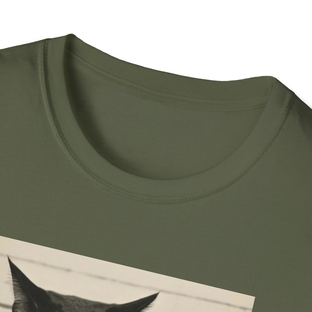 Mugshot Cat T-Shirt — 'Murder Mittens' Vintage Police Poster Tee