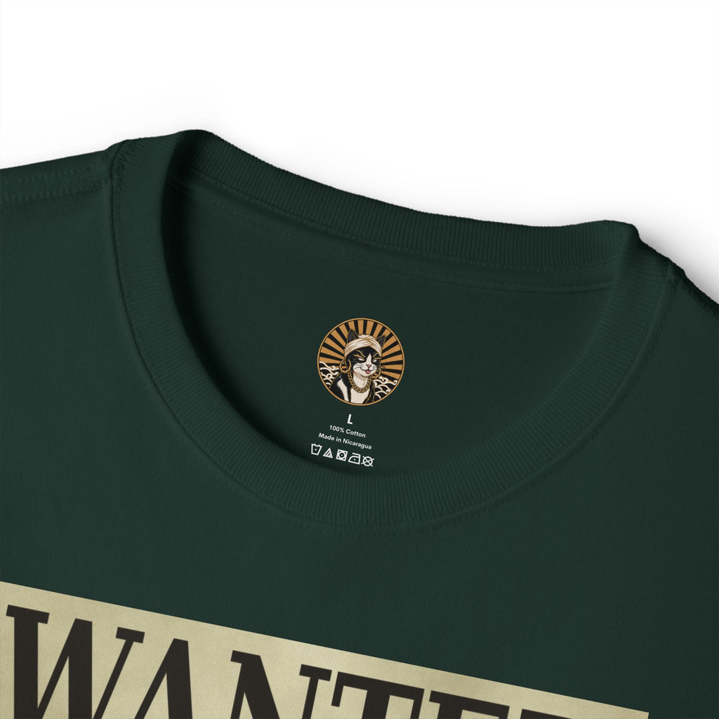 Wanted Treats Cat Tee — Vintage 'WANTED TREATS' Graphic T-Shirt