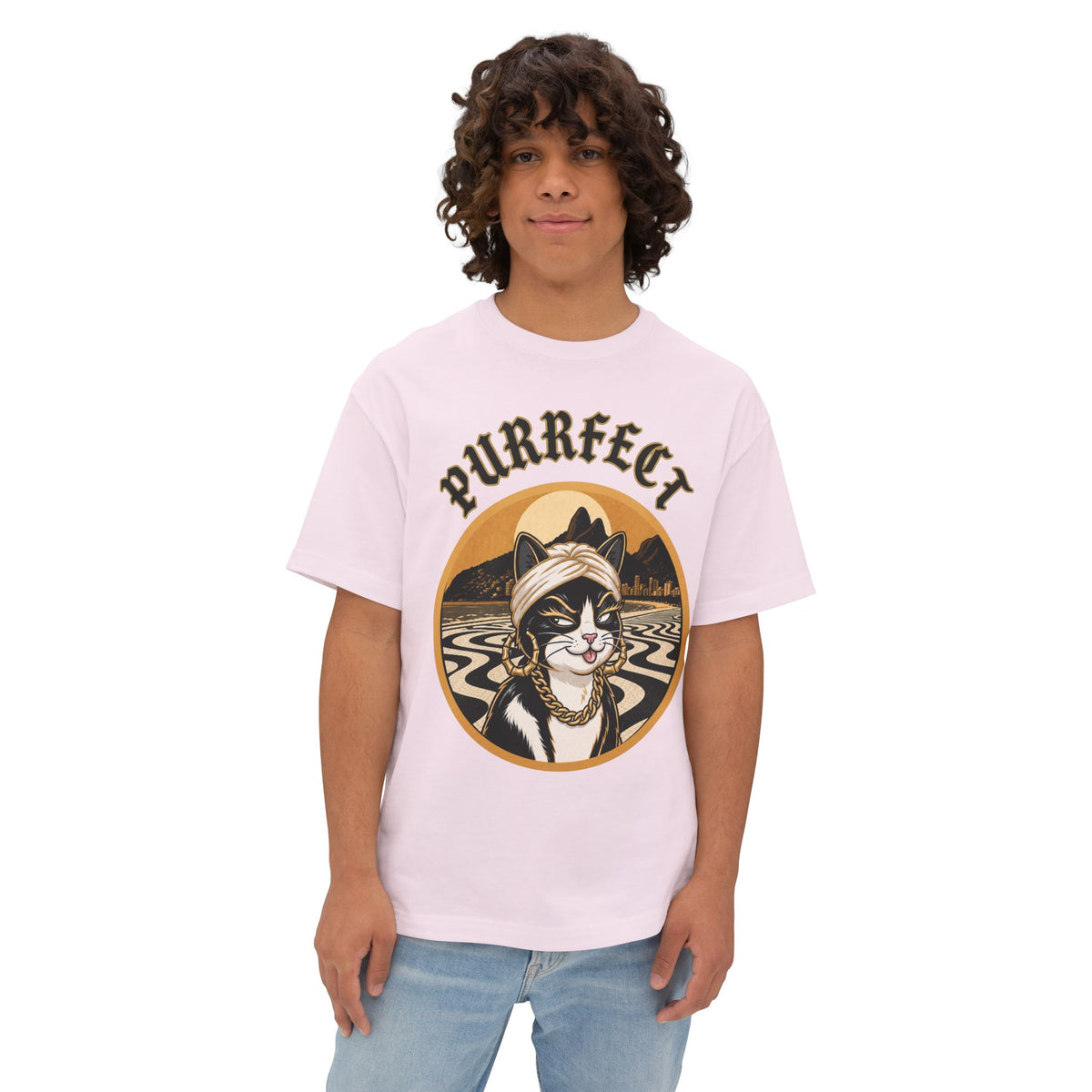 PURRFECT Rio Badge Tee