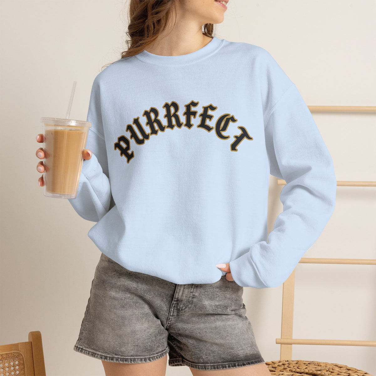 PURRFECT Obsessed Crewneck