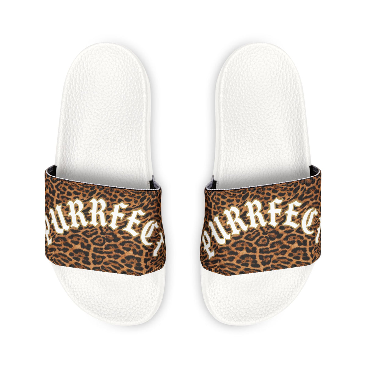 Jaguar Print Removable-Strap Slide Sandals — Men's Pool Slides