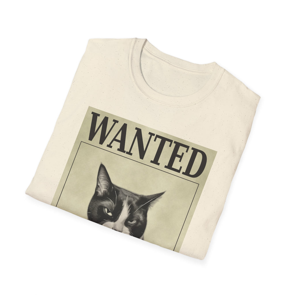 Wanted: Attention Cat T-Shirt — Vintage Pet Poster Tee