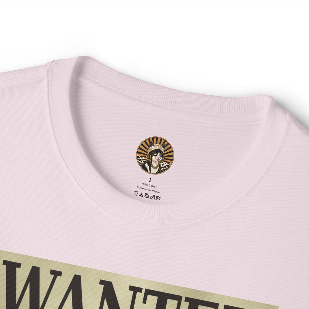 Wanted Treats Cat Tee — Vintage 'WANTED TREATS' Graphic T-Shirt
