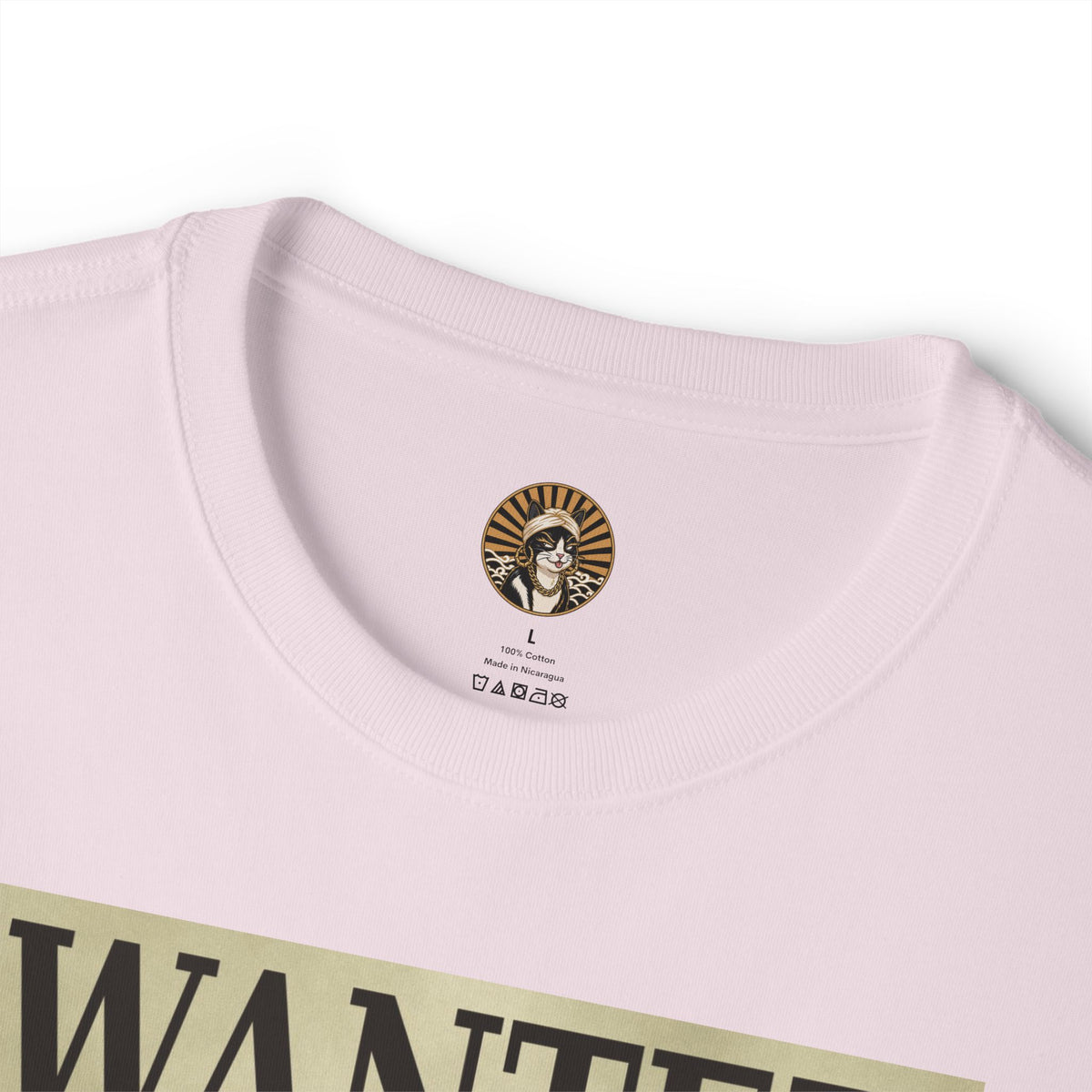 Wanted Treats Cat Tee — Vintage 'WANTED TREATS' Graphic T-Shirt