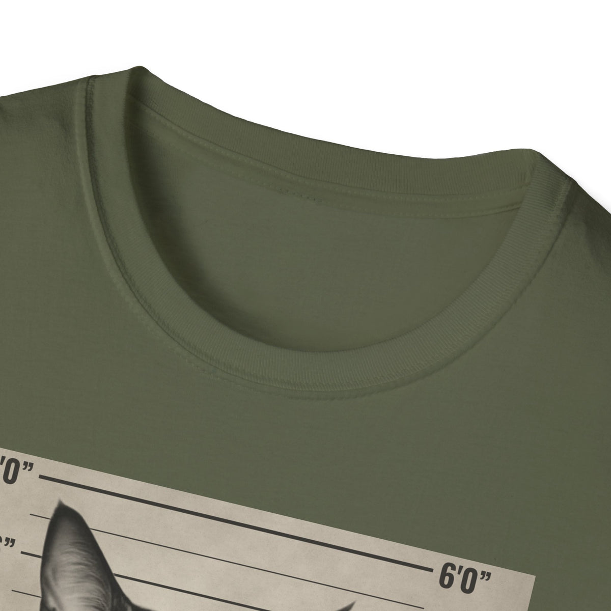 Cat Mugshot T-Shirt — “Your Cat Hates You” Funny Cat Lover Tee
