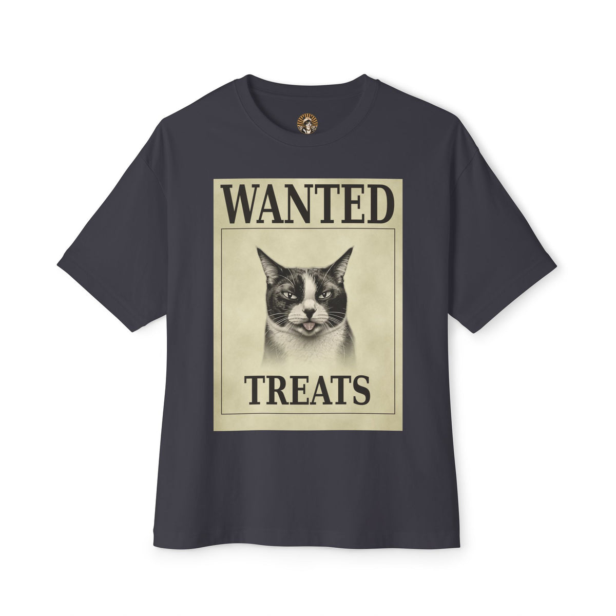 Wanted Treats Cat Tee — Vintage 'WANTED TREATS' Graphic T-Shirt