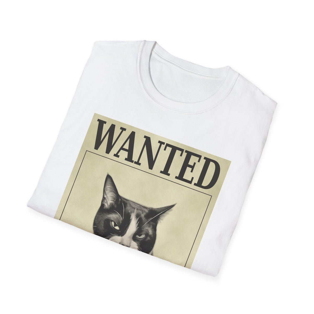 Wanted: Attention Cat T-Shirt — Vintage Pet Poster Tee