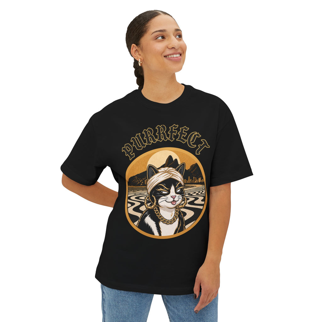 PURRFECT Rio Badge Tee
