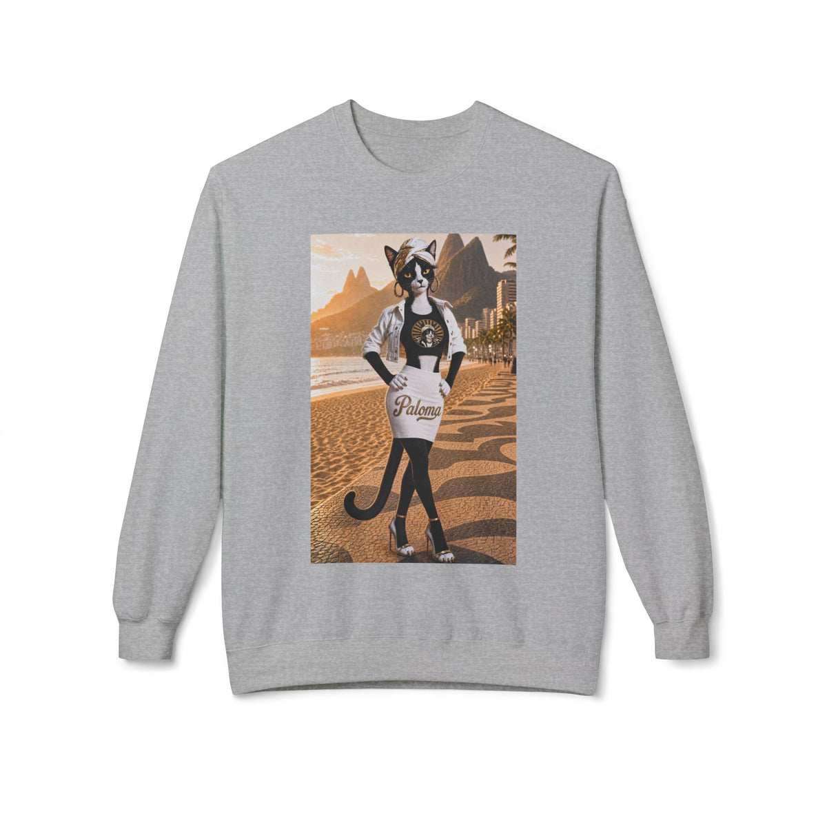 Paloma on the Beach Crewneck