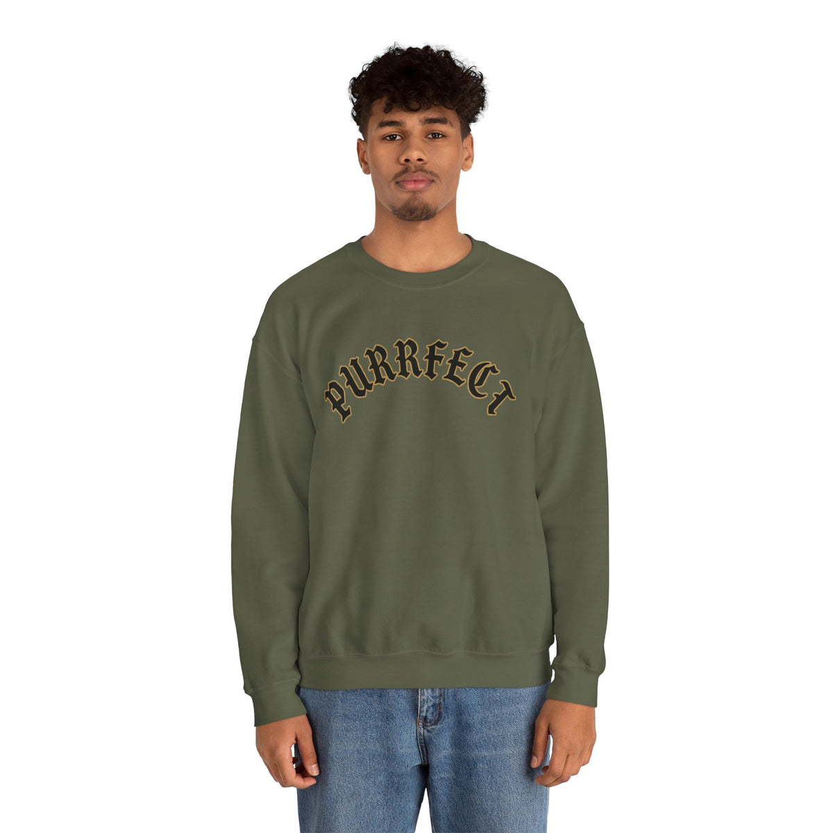 PURRFECT Obsessed Crewneck