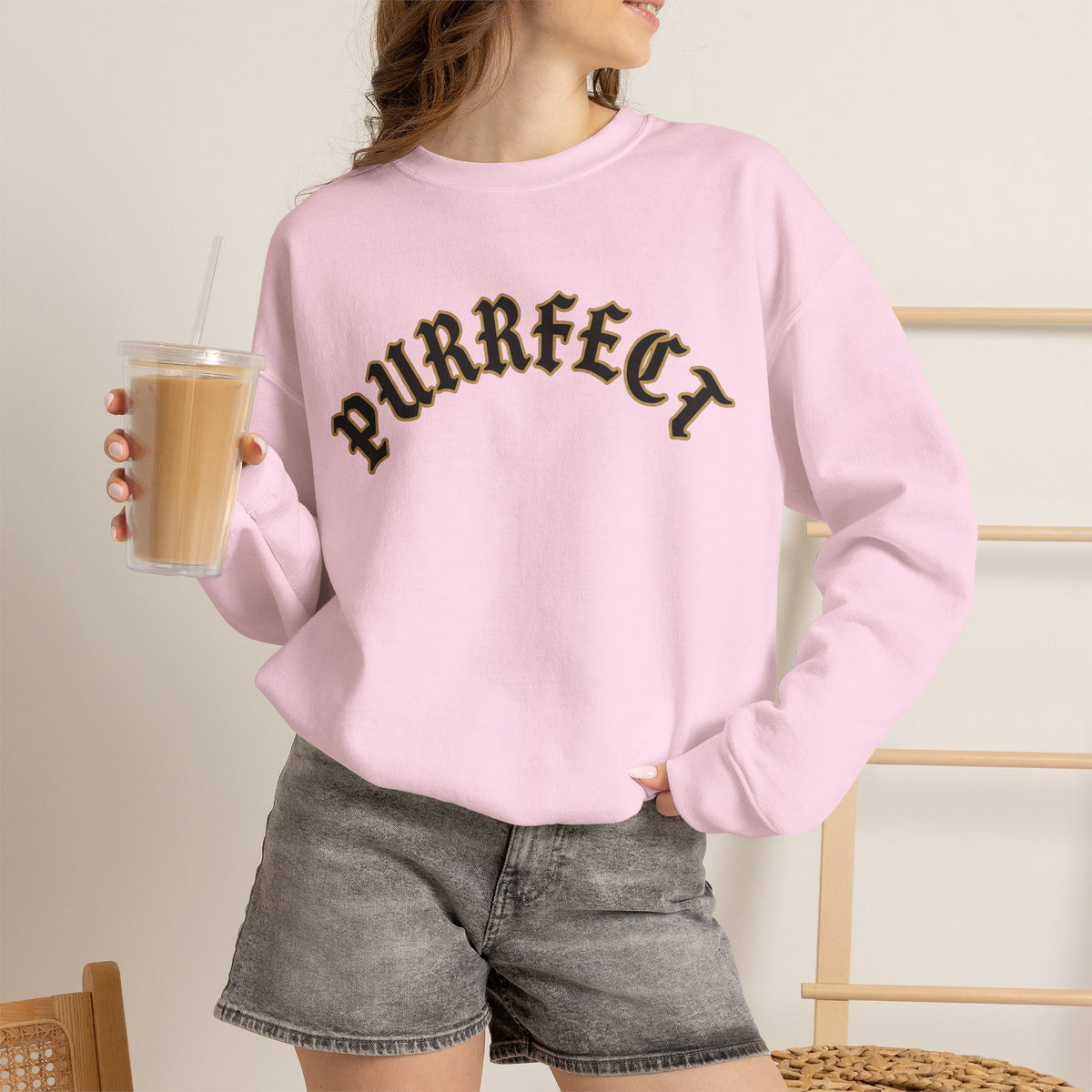 PURRFECT Obsessed Crewneck