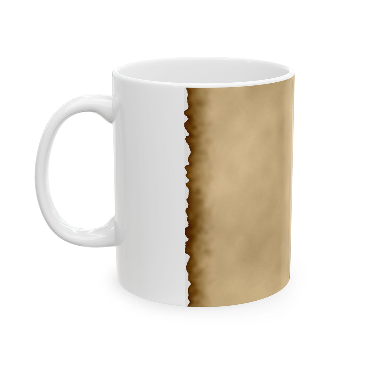 Tuxedo Cat Ceramic Mug – Vintage Sepia Cat Photo Coffee Cup (11oz, 15oz)