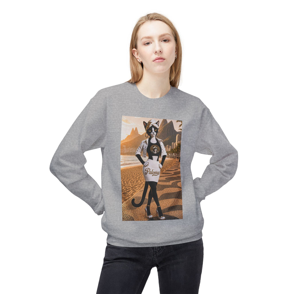 Paloma on the Beach Crewneck