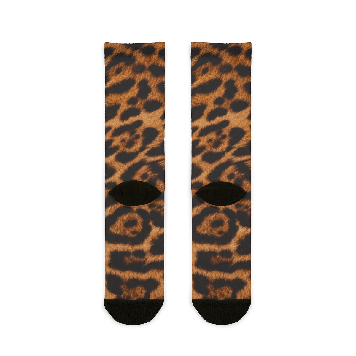 Jaguar Print Crew Socks — Bold Animal Print Socks