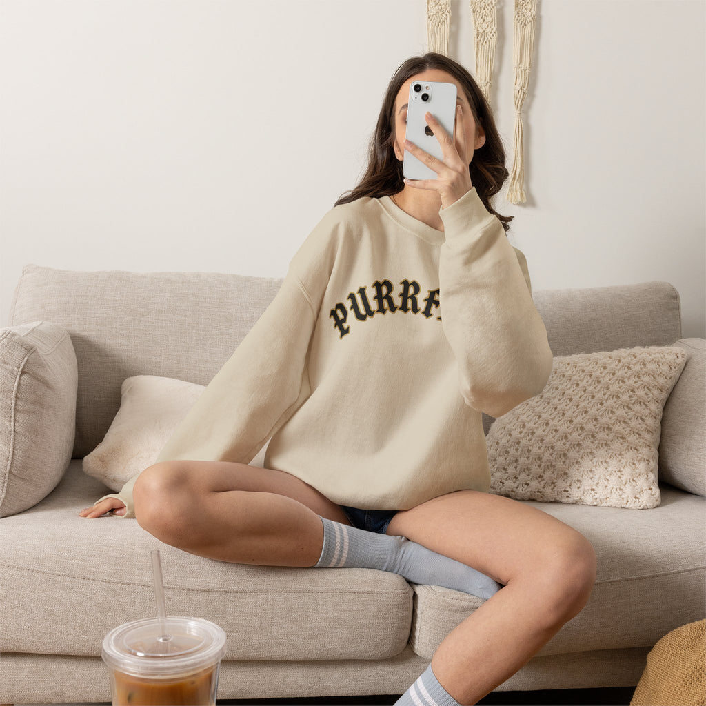 PURRFECT Obsessed Crewneck
