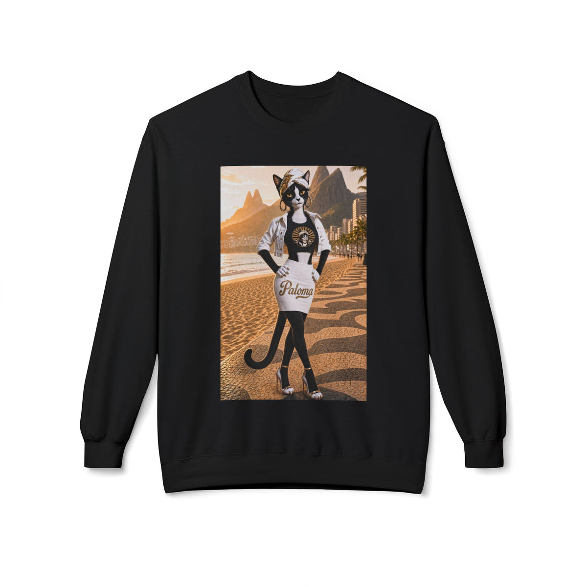 Paloma on the Beach Crewneck