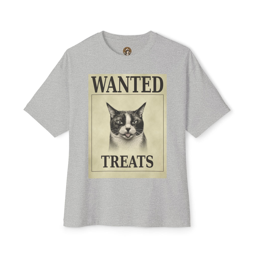 Wanted Treats Cat Tee — Vintage 'WANTED TREATS' Graphic T-Shirt