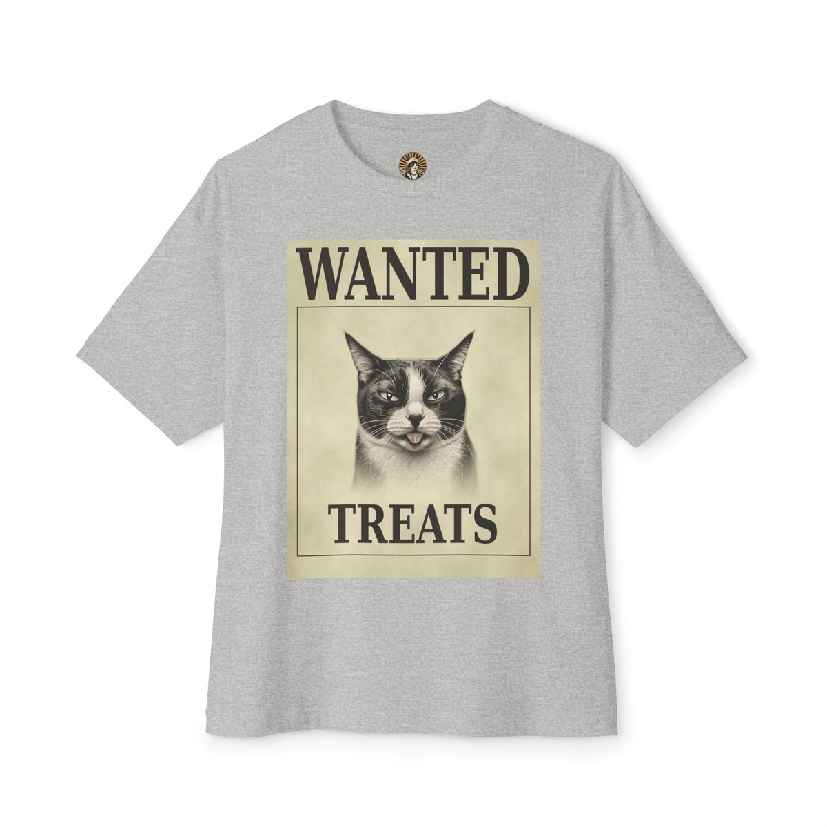 Wanted Treats Cat Tee — Vintage 'WANTED TREATS' Graphic T-Shirt