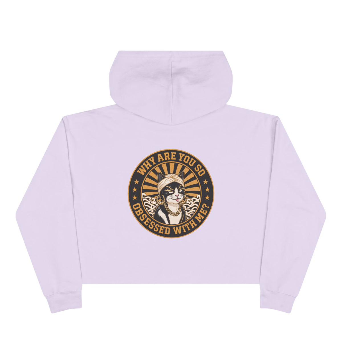 Why Are You So Obsessed With Me? Crop Hoodie