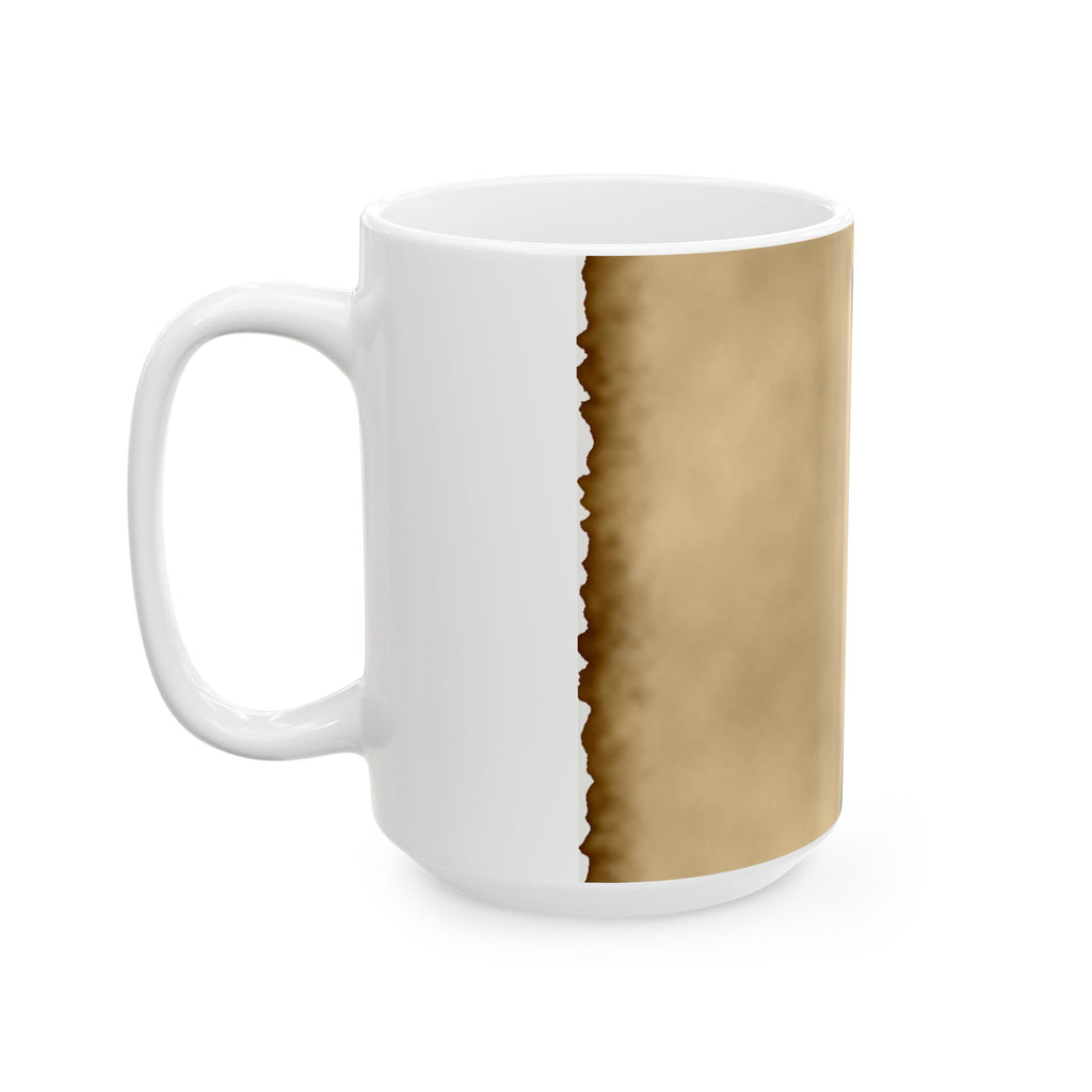 Tuxedo Cat Ceramic Mug – Vintage Sepia Cat Photo Coffee Cup (11oz, 15oz)