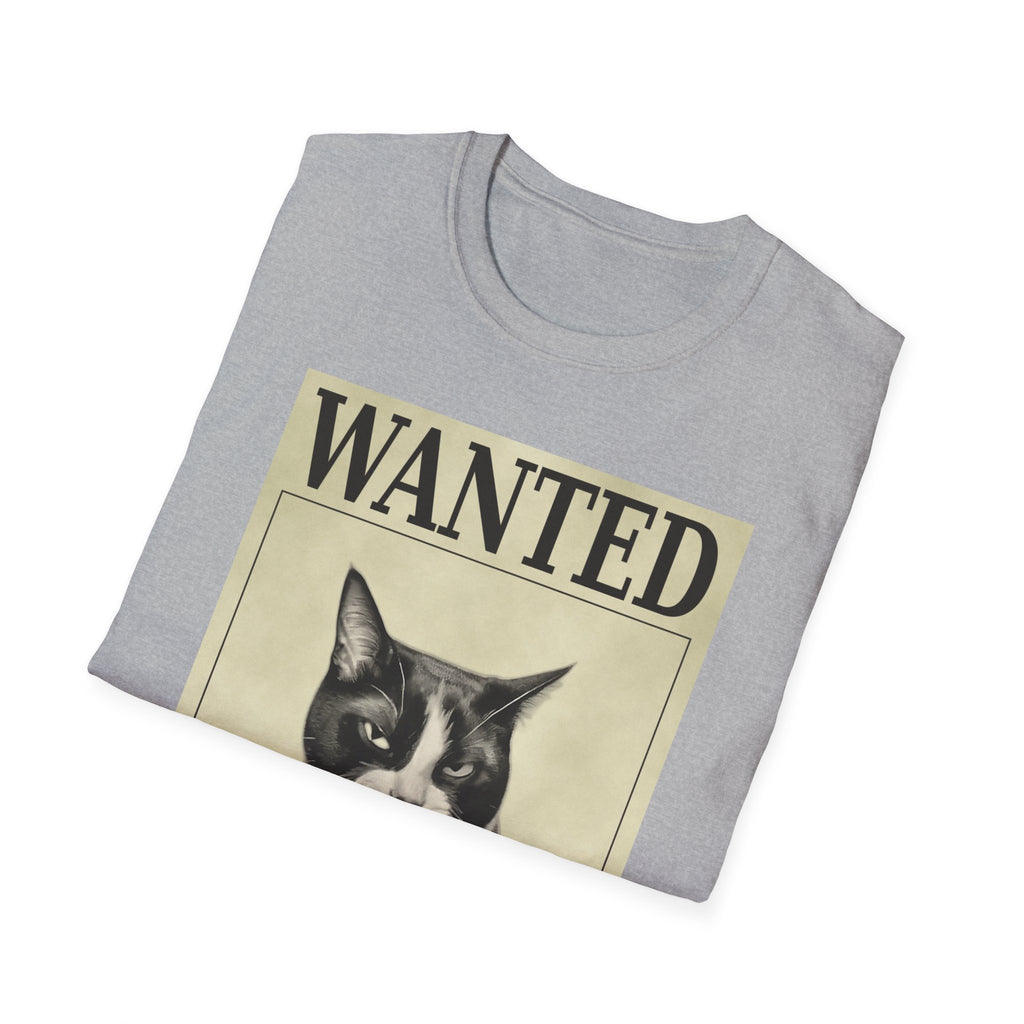 Wanted: Attention Cat T-Shirt — Vintage Pet Poster Tee