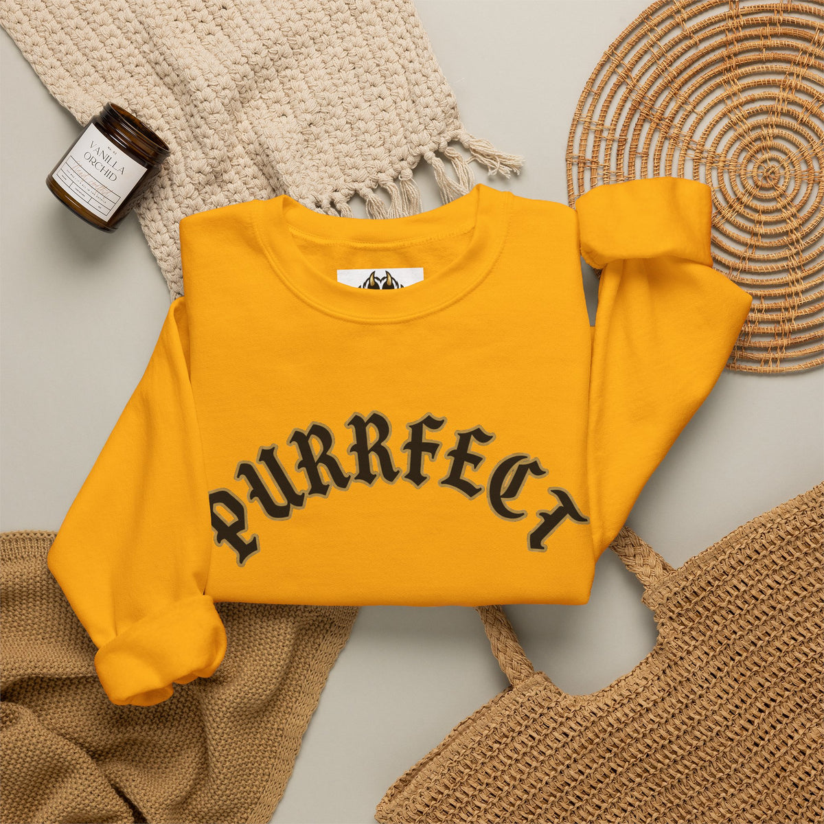 PURRFECT Obsessed Crewneck