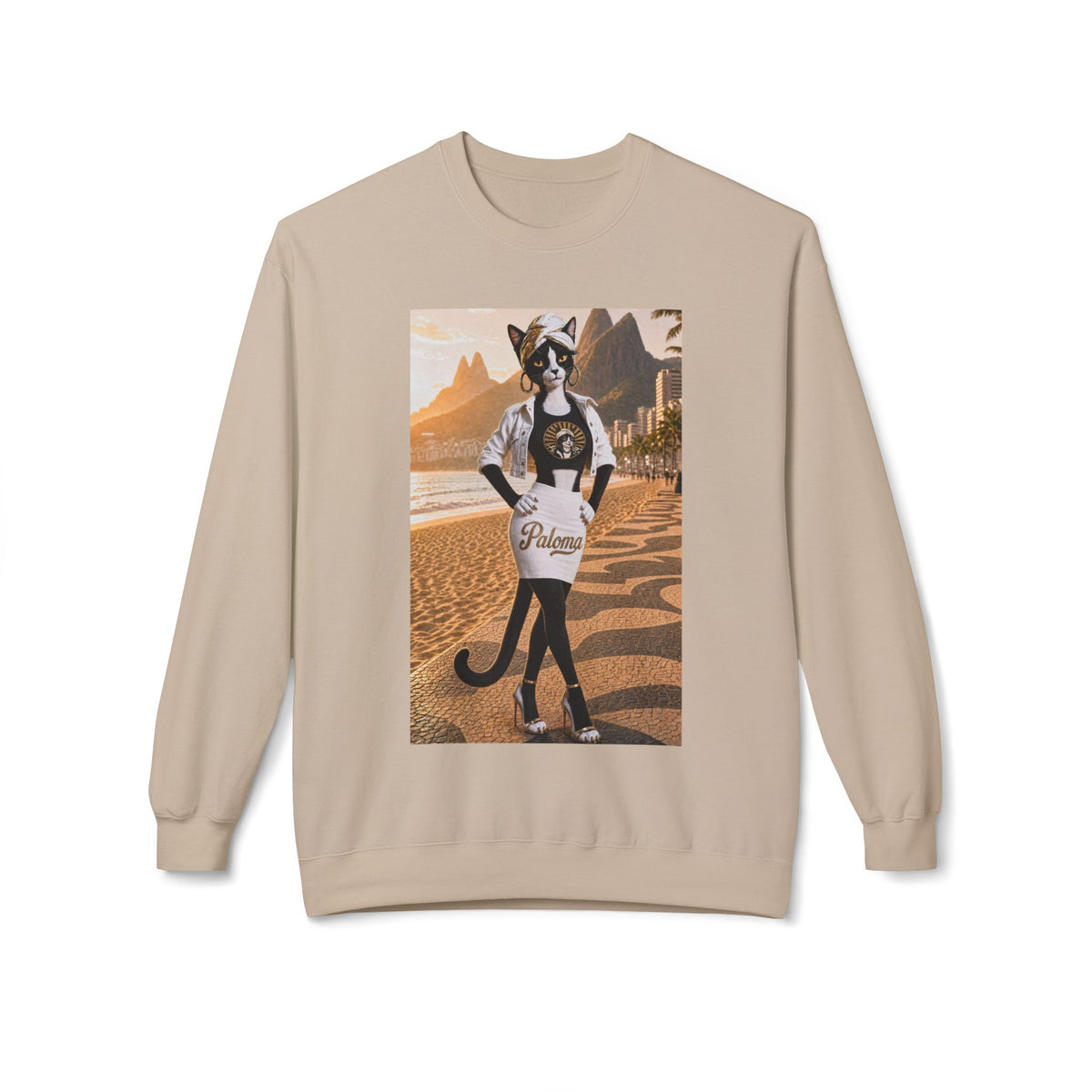Paloma on the Beach Crewneck