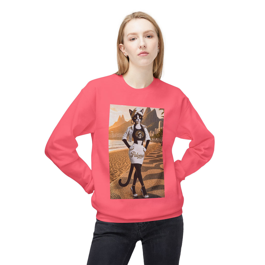 Paloma on the Beach Crewneck