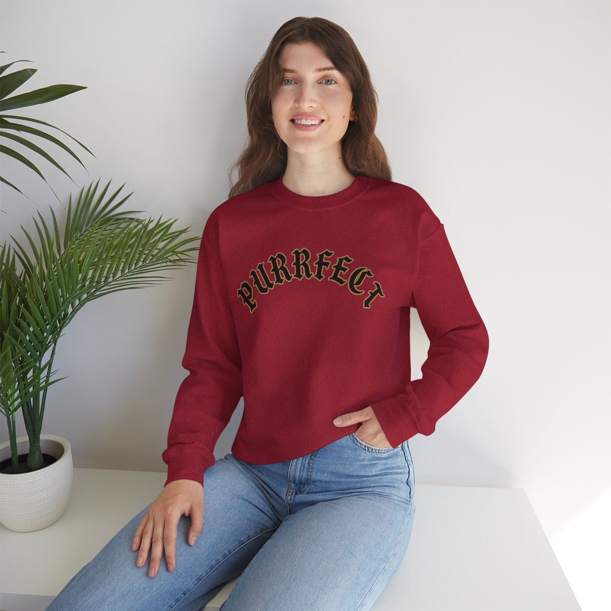 PURRFECT Obsessed Crewneck