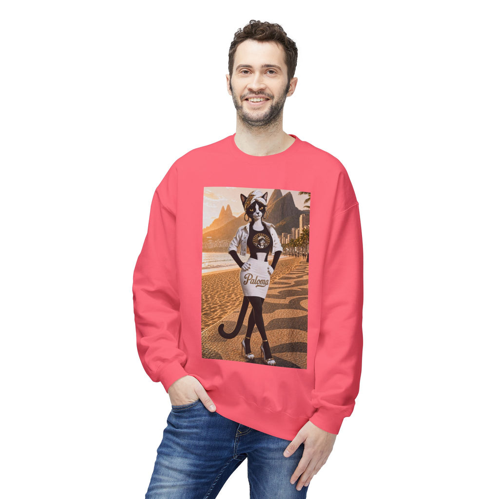 Paloma on the Beach Crewneck