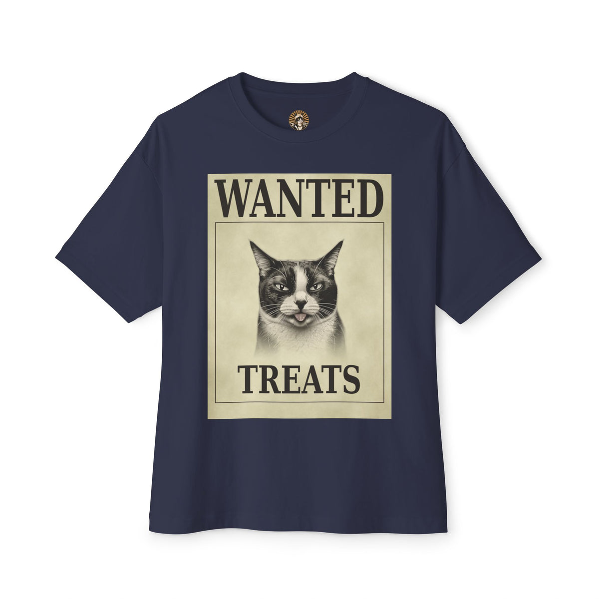 Wanted Treats Cat Tee — Vintage 'WANTED TREATS' Graphic T-Shirt