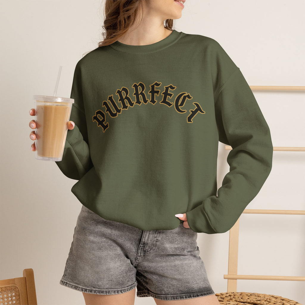 PURRFECT Obsessed Crewneck